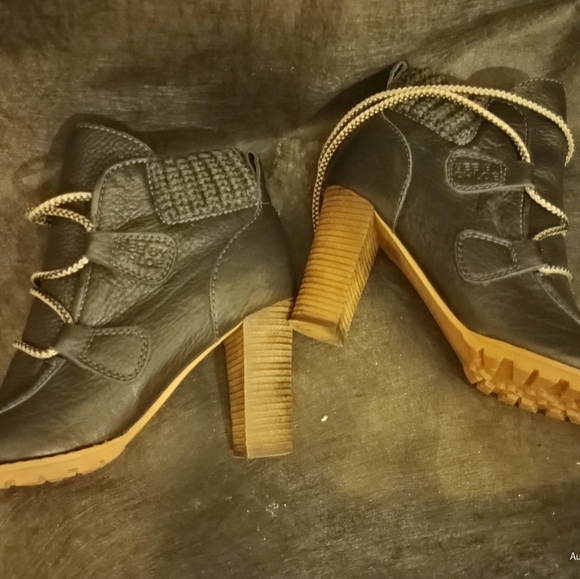 See by Chloe hi heel boots size 36 1/2 black leather . - Picture 8 of 13